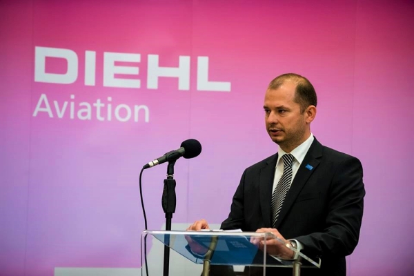 Diehl Aviation logisztikai központ avatás